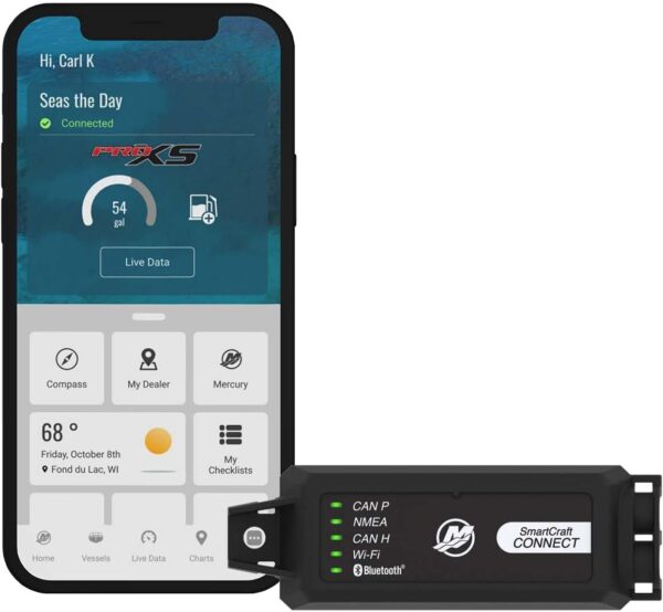 MERCURY Marine SmartCraft Connect Mobile - Outboard Connected Boat Engine System