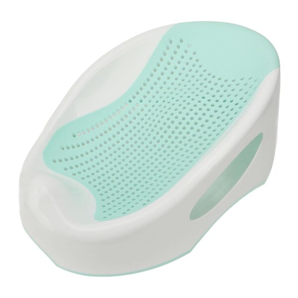 Baby Bath Support, Slipless Shower Net, Lying Bathing Mat, Universally Compatible, Secure and Stable, Compact and Portable (Green)