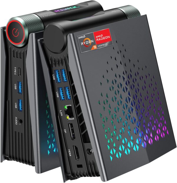 ACEMAGICIAN S3A Mini PC, Ryzen 9 6900HX, 32GB DDR5 1TB NVME SSD Small Gaming Computers,Tiny Desktop with AMD Radeon 680M, Type C|WiFi 6|BT 5.2|Dual Channel|Office|Home|Casual Games