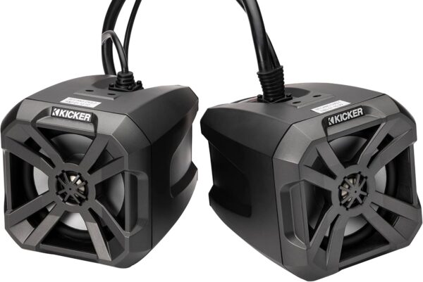 KICKER 48BTCAN65 - PowerCans 6.5" Bluetooth Speaker Pods, Pair