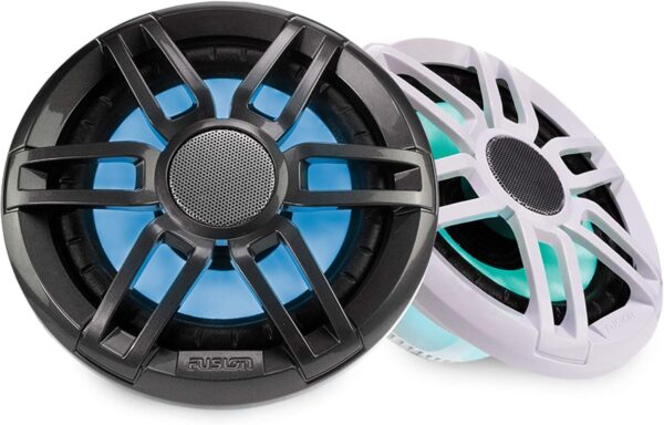 Garmin Fusion XS Series Marine Speakers, 6.5" 200-Watt Sports With RGB,Gray, White
